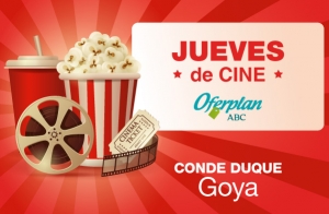 Entradas y palomitas Conde Duque Goya | Jueves de Cine