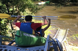 Descenso del Sella en canoa con rampa de lanzamiento