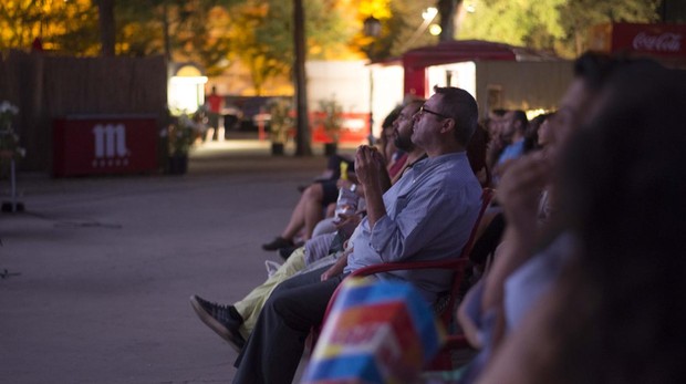 Espectadores cine de verano