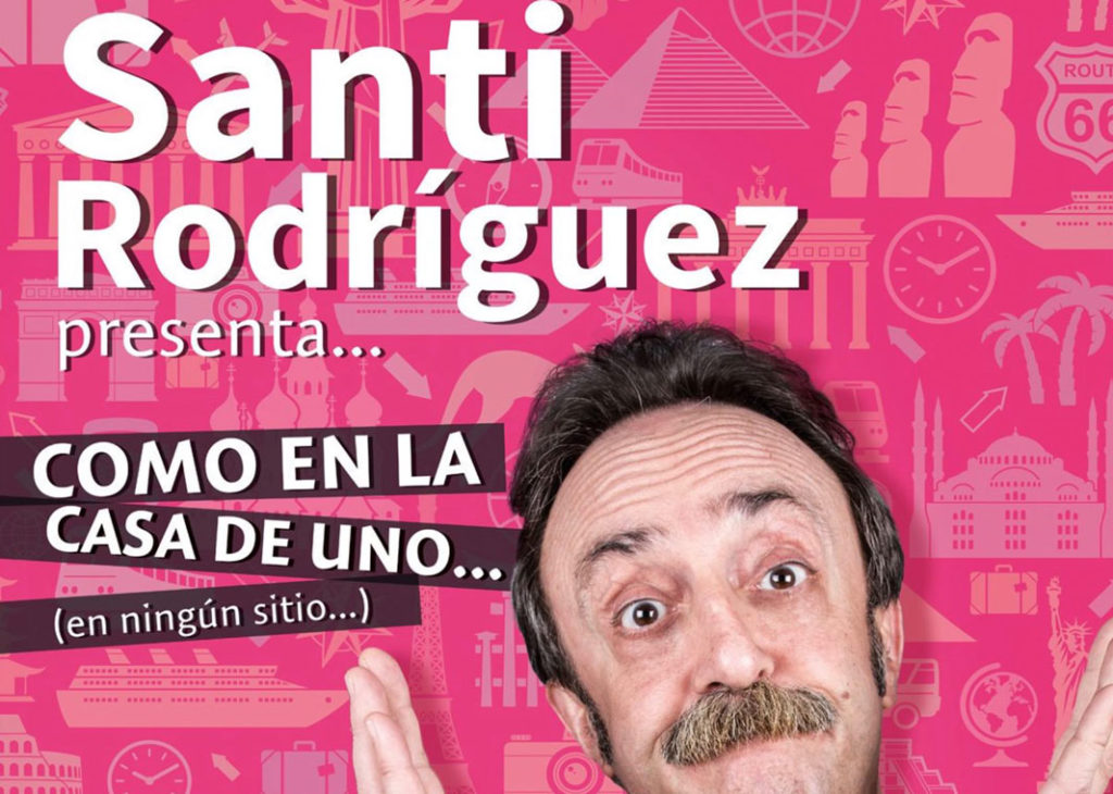 cartel como en la casa de uno con santi rodriguez