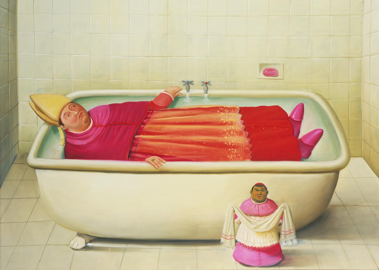 Baño del Vaticano de Fernando Botero
