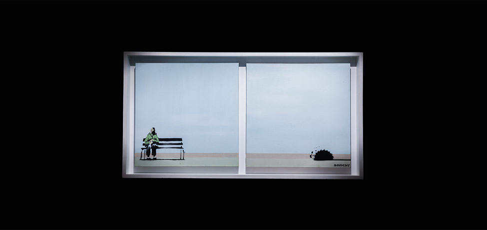 Obra de BANKSY. The Street is a Canvas en el Circulo de Bellas Artes