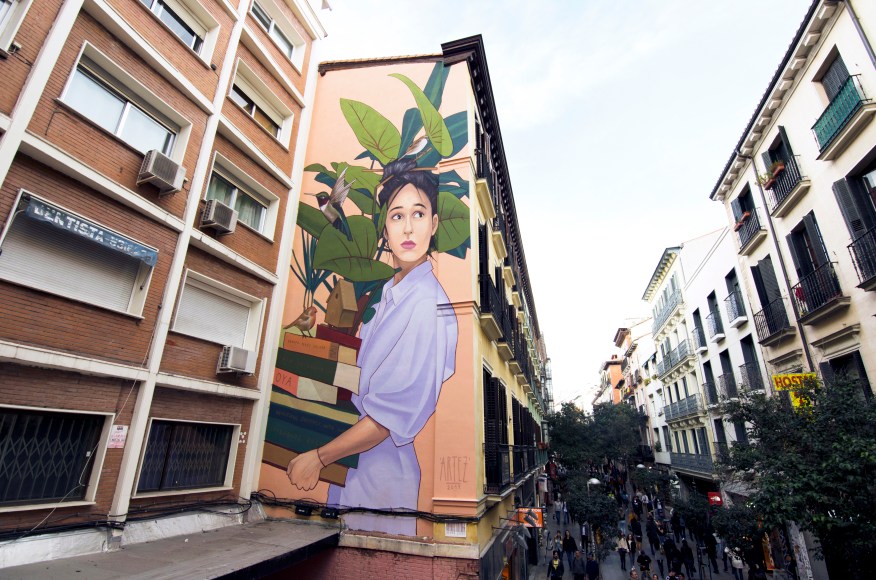 Arte urbano en Madrid Episodios nacionales Calle Fuecnarral