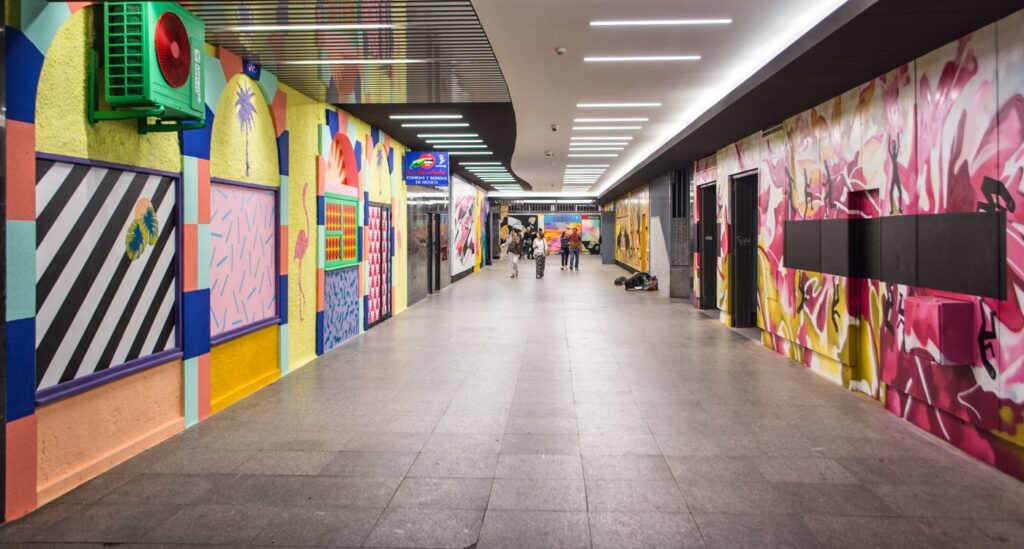 Arte urbano en Madrid Pasadizo plaza de los cubos