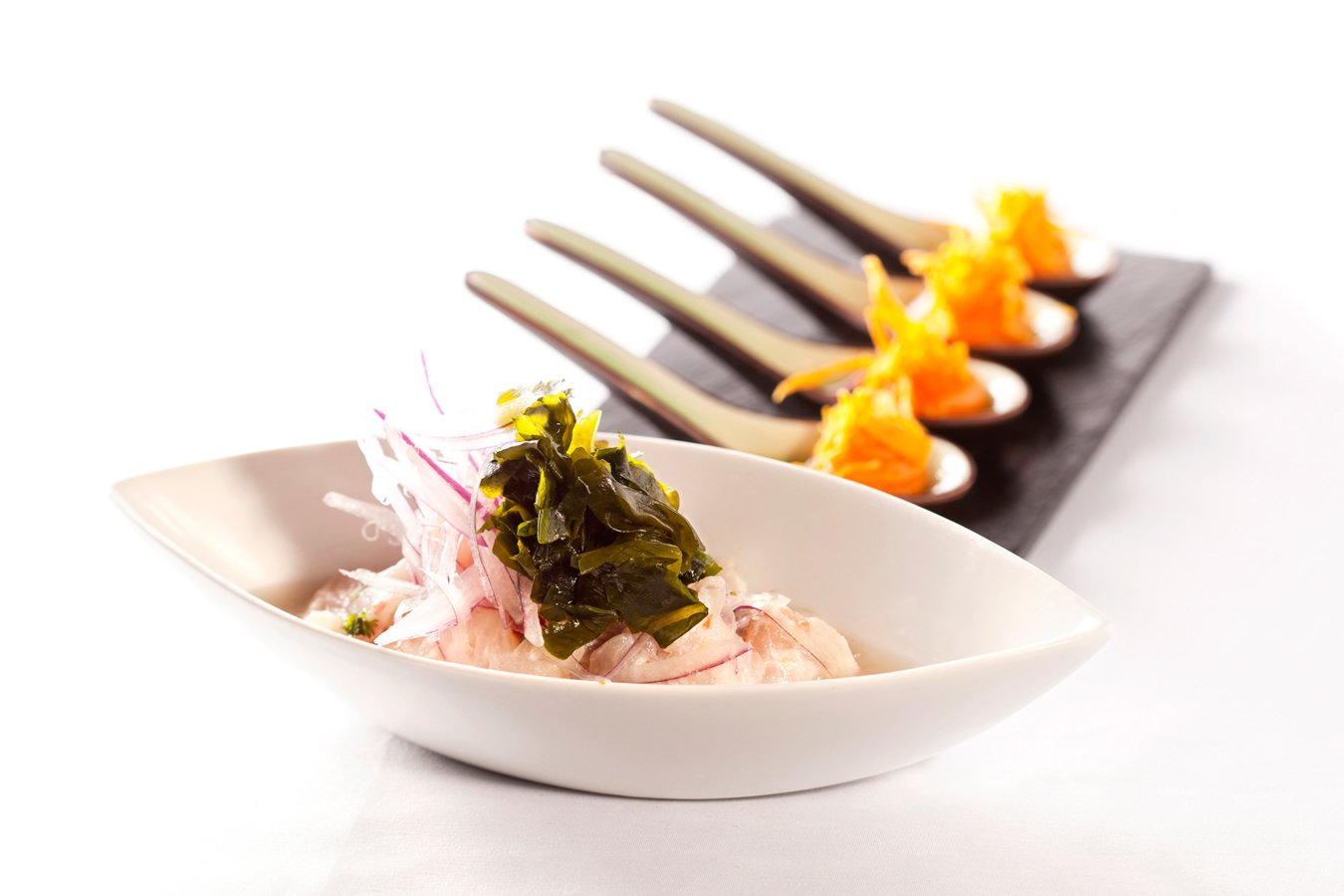 Plato de ceviche del restaurante Ronda 14