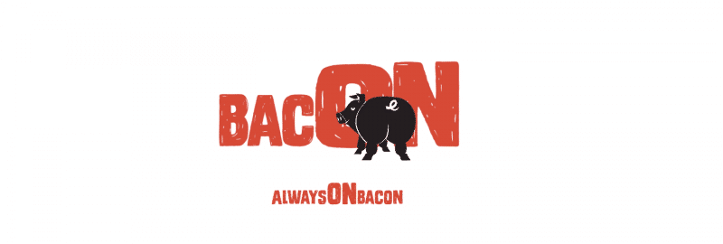 Logo de la hamburguesería BacON de Madrid