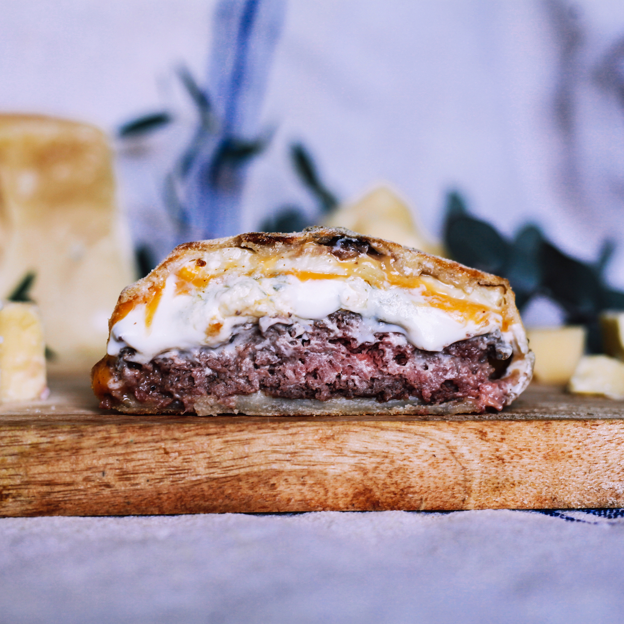 Hamburguesa del Nugu Burger de Madrid