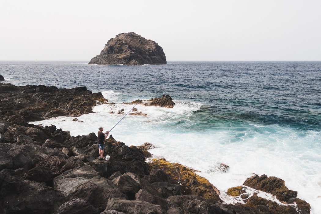 Costa de Garachico en las Islas Canarias