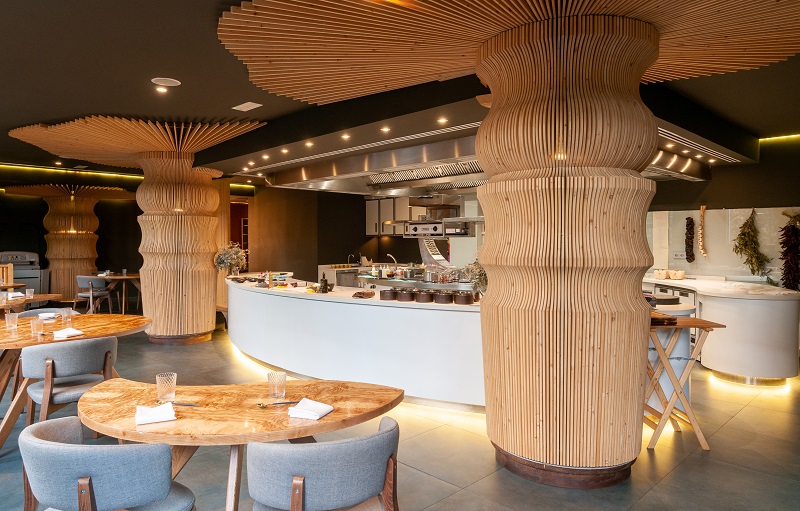 Interior del Restaurante Gaytán en Madrid