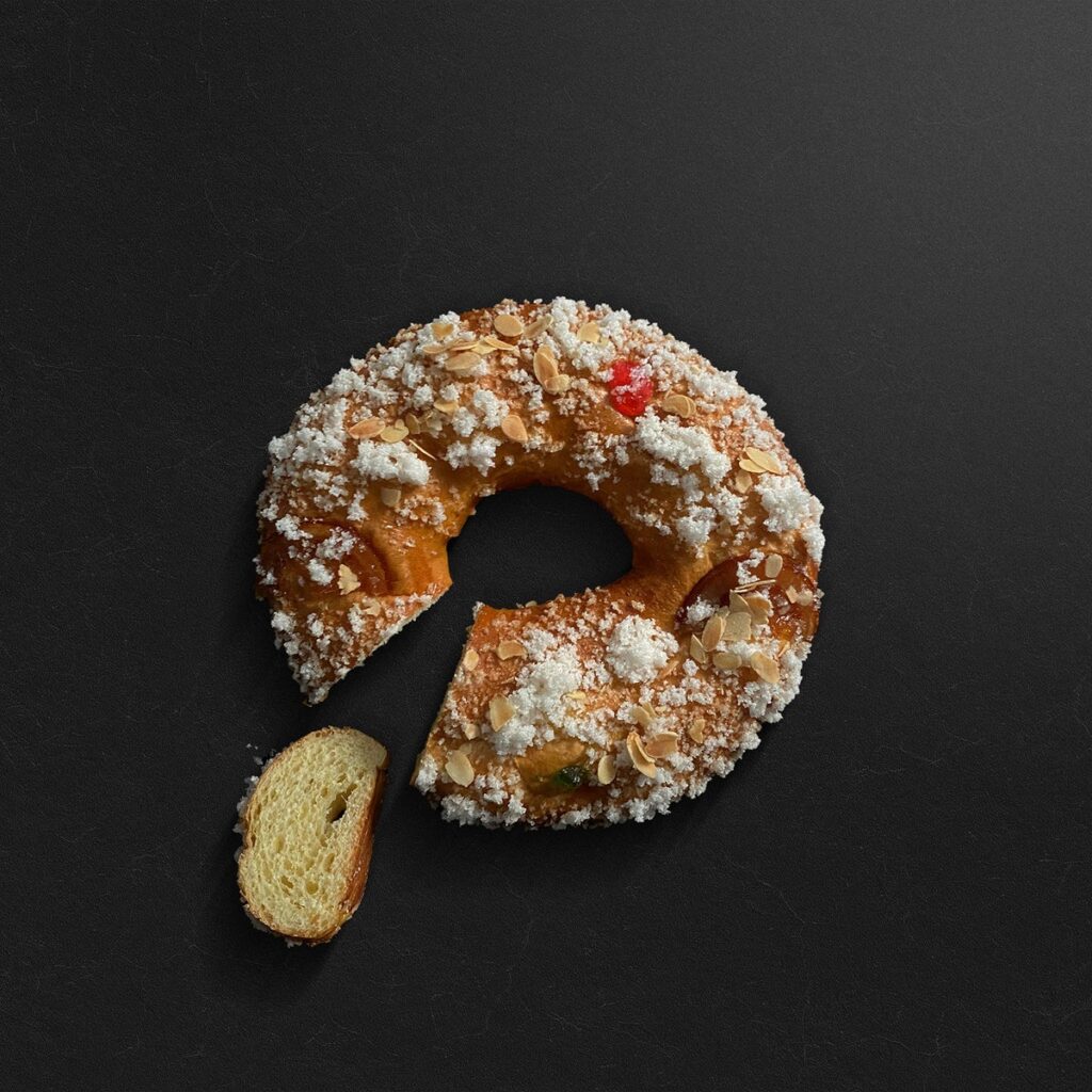 Roscón de Reyes de la panadería Pan Delirio