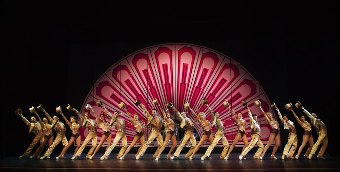 Escena del musical A Chorus Line