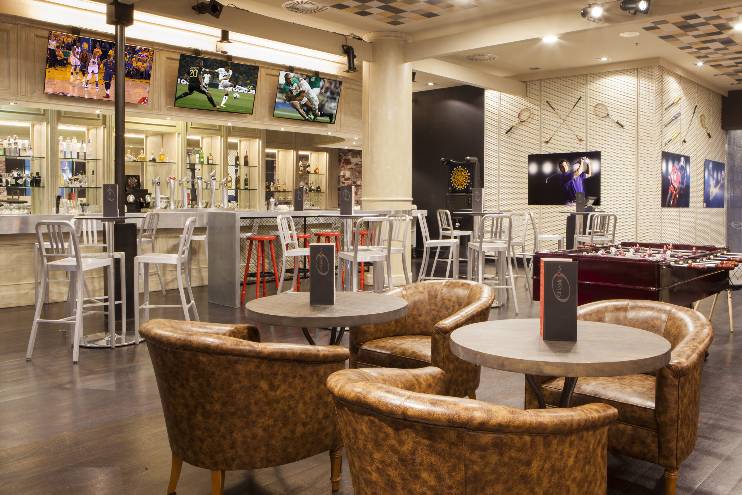 Bar cafetería del Madrid Marriott Hotel Auditorium